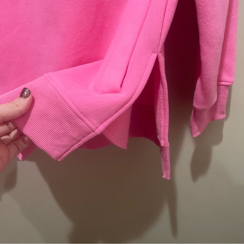 Saltywave Hoodie Pink Womens Size Medium Pullover Drawstring Kangaroo Pocket - Picture 4 of 7